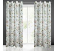 Eurofirany Rideau 140x250 Rosa roses crème prêt sur œillets D91