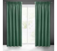 Eurofirany Rideau 140x270 Sibel menthe velours foncé prêt à poser Pierre Cardin
