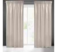 Eurofirany Rideau 140x270 Sibel velours beige prêt à poser Pierre Cardin