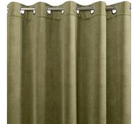 Eurofirany Rideau décoratif Villa Olivgrün 140x250 avec oeillets