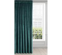 Eurofirany Rideau en Velours Melanie - Opaque - avec Galon fronceur - 140 x 270 cm