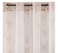 Eurofirany Rideau MARIPOS en polyester rose 250cm x 140cm