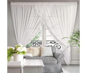 Eurofirany Rideau prêt DEK 400 x 250 cm Blanc