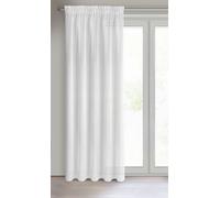 Eurofirany Rideau prêt sibel sur ruban 140x270 cm blanc