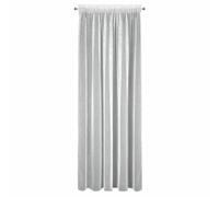 EUROFIRANY | Rideau salon - KIM - 140x300 cm - Blanc - Design minimaliste - Translucide