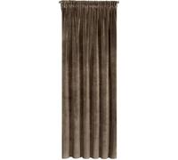 Eurofirany Rideau Villa Brown 140x270 ruffle tape