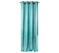 Eurofirany Rideaux Jacquard Scintillants 8 œillets avec Coutures argentées et Coutures argentées 140 x 250 cm