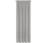 EUROFIRANY | Rideaux - KIM - 140x300 cm - Argenté - Design minimaliste - Translucide et élégant