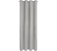 EUROFIRANY | Rideaux - NITA - 140x250 cm - Gris acier - 100% occultant - Tissu velours élégant