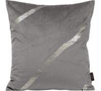EUROFIRANY | Taie d'oreiller 45 x 45 cm - gris Housse de coussin décorative - moderne Housse de coussin - motif géométrique