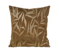 EUROFIRANY | Taie d'oreiller - 45x45 cm - Marron - Velours