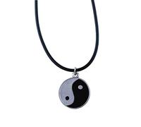 Eurofusioni Pendentif TAO plaqué argent Yin et Yang