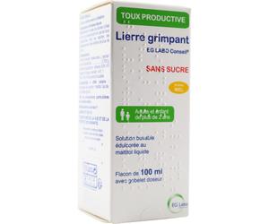 Eurogenerics EG Lierre Grimpant Solution Buvable Sans Sucre Flacon 100ml