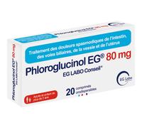 Eurogenerics Phloroglucinol 80mg EG 20 Comprimés Orodispersibles