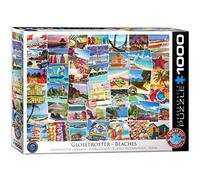 Eurographics Puzzle Globetrotter Plages – 1000 pièces en bois – 48 x 68 cm