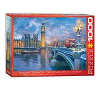 EuroGraphics 6000-0916 Puzzle Réveillon de Noël à Londres (1000 pièces)