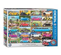 EuroGraphics 6000-5422 VW Beetle Gone Places Puzzle Divers, 1000