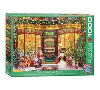 EuroGraphics- The Christmas Shop by Garry Walton Animaux Puzzle, 6000-5521, Coloris Assortis, 48 x 68 cm