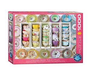Eurographics 60005342 Tasses à thé Boîtes puzzle, différents - version anglaise