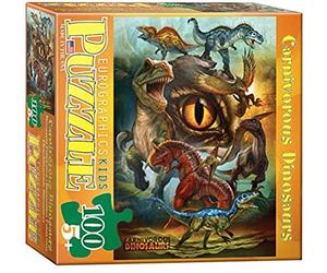 Eurographics 6100-0359 Carnivorous Dinosaurs 100-Piece Puzzle