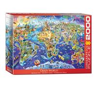 EuroGraphics - 8220-5343 - Puzzle Crazy World - 2000 pièces