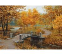 Eurographics Automne Dans Un Vieux Parc Par Eugene Lushpin Puzzle (1000 Pièces)