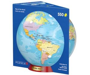Eurographics Carte du Monde en étain