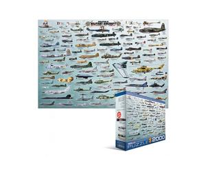 Eurographics Evolution Of Military Aircraft Puzzle 2000piece