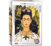 Eurographics Frida Kahlo "Self Portrait avec collier et Thorn Hummingbird" (Puzzle 1000p, multicolore)