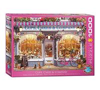 EuroGraphics Puzzle Tasses, Gâteaux & Compagnie – 1000 pièces multicolore