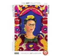 EuroGraphics HEYE Puzzle – Portrait de Frida Kahlo avec des oiseaux – 1000 pièces