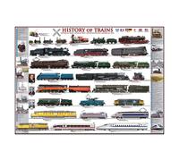 EUROGRAPHICS Histoire des trains Puzzle 1000 pièces