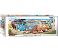 EuroGraphics- KimbiNation Panoramic Volkswagen Bus VW Puzzle, 6010-5442, Coloris Assortis, 1000