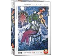 Eurographics Puzzle Marc Chagall Le violoniste Bleu – 1000 pièces, multicolore