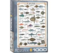 Eurographics Mer Poisson 1000 Pièce Jigsaw 680mm x 480mm ( Pz )