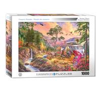 Eurographics Puzzle 6000-5867 Bus VW - Le Paradis des campeurs 1000 pièces Multicolore
