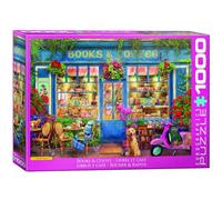 EuroGraphics Puzzle Livres et café par Gary Walton 1000 pièces