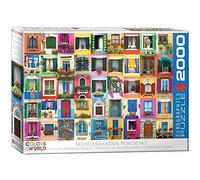 Eurographics Puzzle 2000 pièces Fenêtres méditerranéennes pour adultes