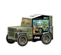 Puzzle 550 pièces : Boîte metallique : Jeep Militaire Eurographics G