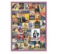 Eurographics Puzzle - Affiches vintage de la Première et de la Seconde Guerre mondiale, 1000 pièces multicolore G