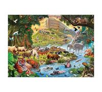 EuroGraphics- Noah's Ark Before The Rain by Steve Crisp 300-Piece Puzzle Animal, 6000-0983, Coloris Assortis, 48 x 68 cm