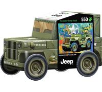 Puzzle 550 pièces - EUROGRAPHICS - Military Jeep Tin - Véhicules et engins - Coloris Unique - Adulte