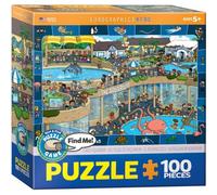 Eurographics Puzzle Aufregung im Aquarium, 100 Teile, 48 x 33 cm, 6100-0543