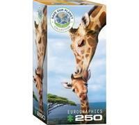 Eurographics Puzzle Baiser de la mère girafe, girafes, 250 pièces, 33 x 48 cm, 8251-0294