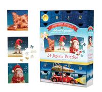 Eurographics Puzzle Calendrier de l'Avent - Animaux de Noël - 1200 pièces