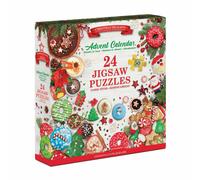 Eurographics Puzzle Calendrier de l'avent - Christmas Delights, 24 x 50 pièces, 12.5 x 12.5 cm, 9924-5811