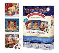 Eurographics 8924-5735 Merry Christmas Calendar Père Noël Puzzle