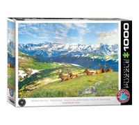 EUROGRAPHICS Puzzle Cerfs dans les montagnes 1000 pièces