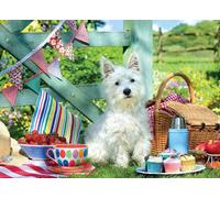 EUROGRAPHICS Puzzle chien pique-nique XL 500 pièces