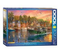 EUROGRAPHICS Puzzle Coucher de soleil dans le port 1000 pièces